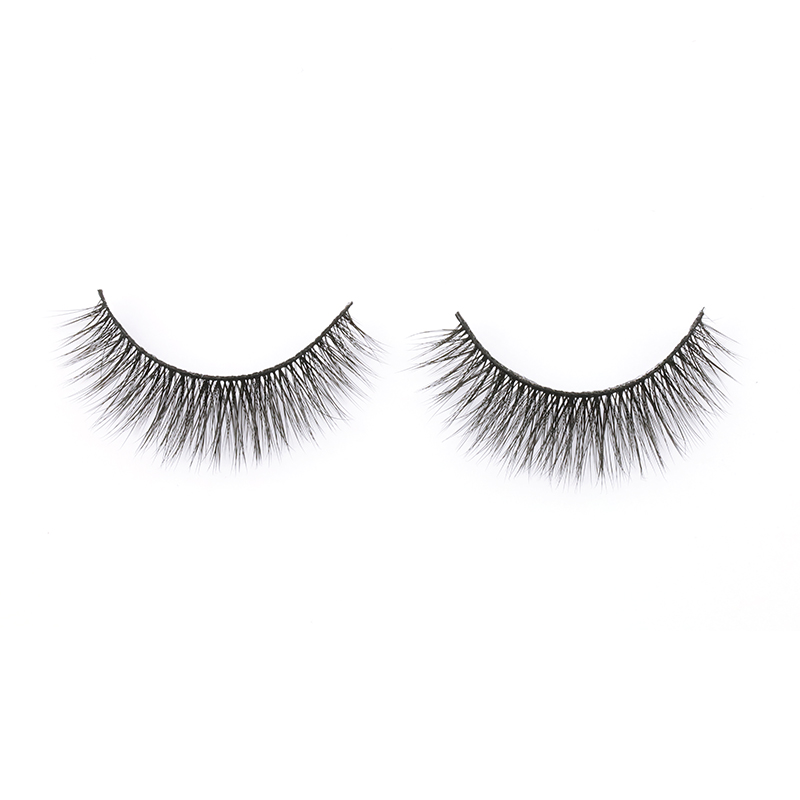 Best Seller Private Box 3D Silk Fake Eyelashes Wholeslae Price Lashes Soft and Natural Strip Lashes in the UK YY102